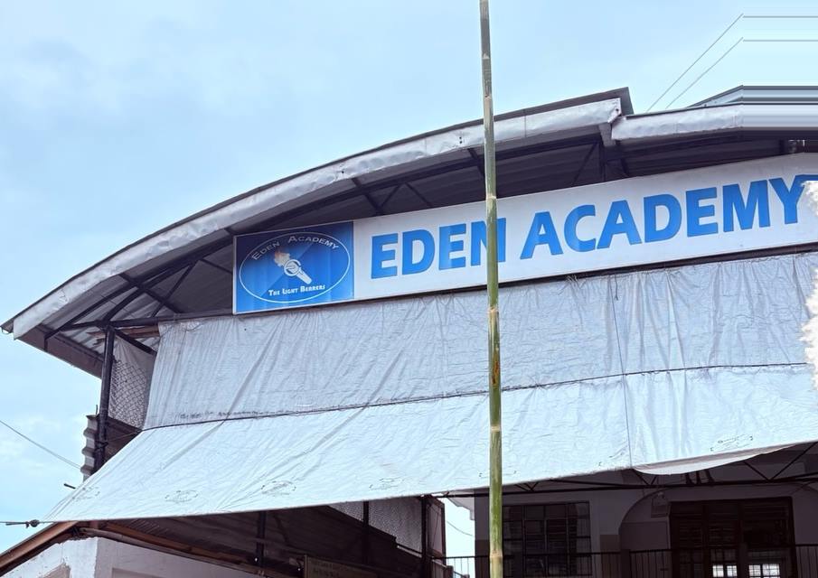 The Eden Academy school building in Kumlong ward, Mokokchung